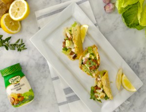 Chicken Caesar Salad Tacos