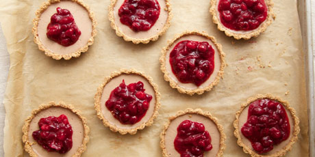 Gluten-Free, Vegan Cranberry-Almond Tartlets