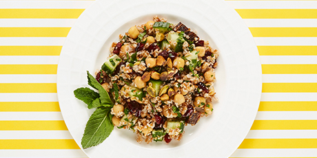 Pure Leaf Pairings Tabbouleh Salad with Chickpeas and Pistachios