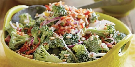 Lightened-Up Creamy Broccoli Salad