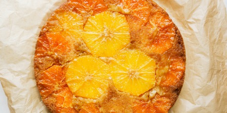 Upside-Down Orange-Almond Cake (Gluten-Free)