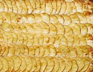 All-Crust Sheet-Pan Scalloped Potatoes