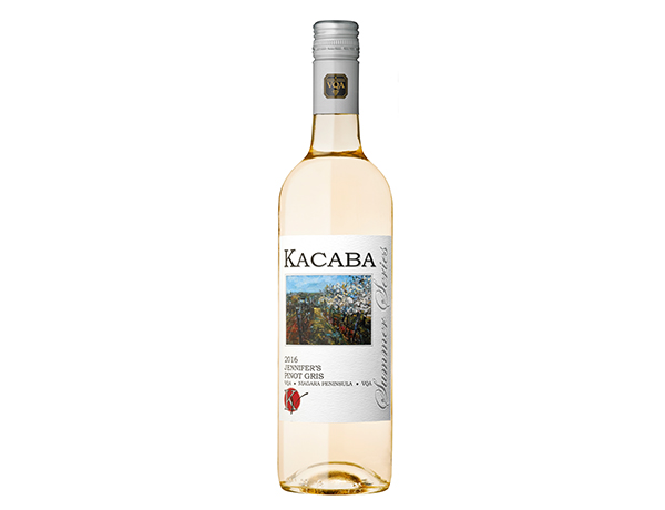 Kacaba Vineyard and Winery 2016 Jennifers Pinot Gris