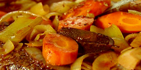 Brisket with Carrots and Onions