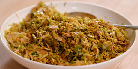 Sauteed Shredded Brussels Sprouts