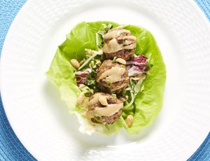 Pure Leaf Pairings Thai Chicken Meatball Lettuce Wraps