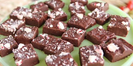 Quick and Easy Peppermint Fudge