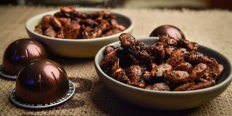 Spicy Coffee Almonds