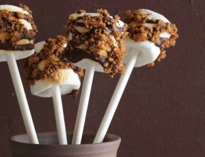 Marshmallow S'mores Pops