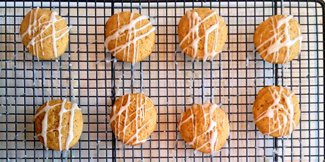 Maple Cookies with Maple Glaze