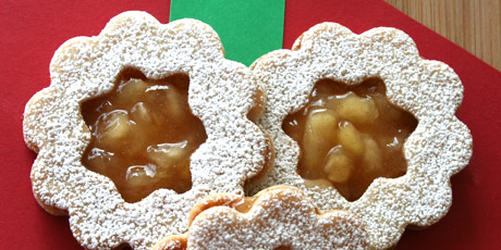 Apple Linzers Cookies