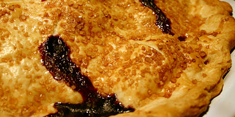 Apple and Blueberry Pie