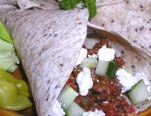 Armenian Beef and Pepper Wraps