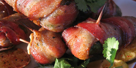 Bacon-Wrapped Poppers