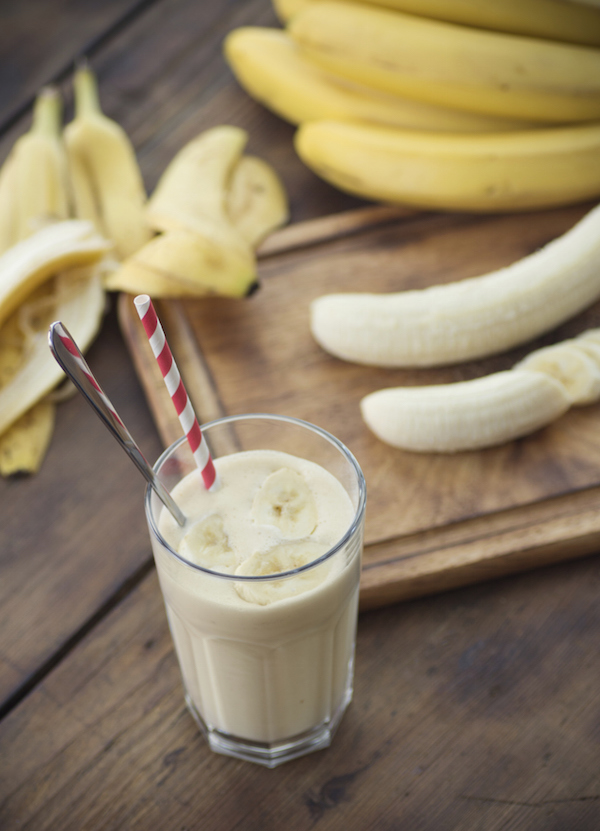 Banana Smoothies with Milk