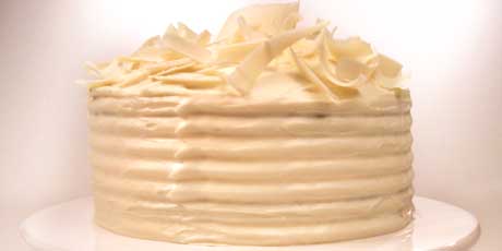 Banana White Chocolate Cake with Cream Cheese Icing