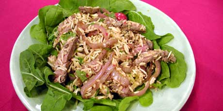 Beef and Rice Salad