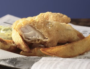 Beer-Battered Cod and Chips