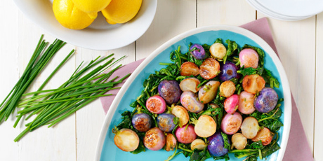 Brown Butter Pan-Roasted Radishes