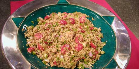 Bulgur Salad with Tuna and Capers
