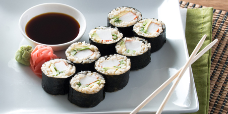 California Rolls with Brown Rice