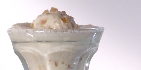 Candied Ginger Ice Cream Float