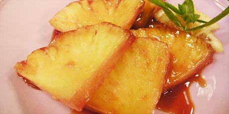 Caramel Roasted Pineapple