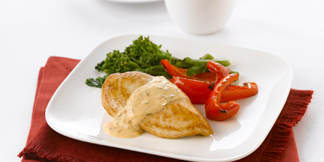 Chicken with Creamy Tomato Basil Sauce