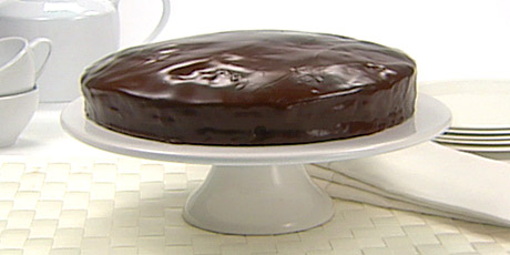 Chocolate Mint Truffle Cake