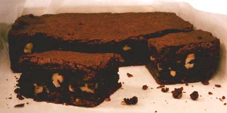 Chocolate Walnut Brownie Neapolitan