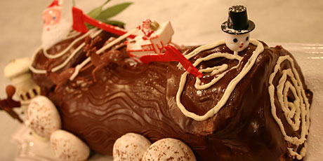 Chocolatey Christmas Log