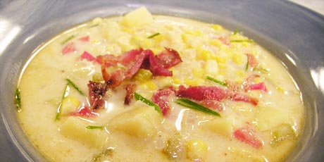Corn Chowder with Chipotles