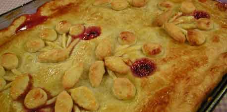 Deep-Dish Cherry Pie with Almond Pastry