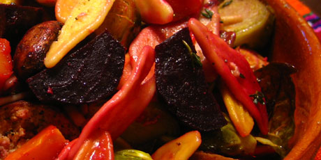 Foglie D’Autunno with Merguez &amp; Roasted Fall Veggies