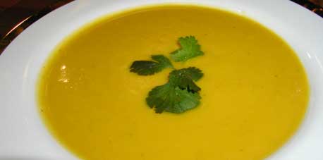 Fresh and Spicy Squash Soup