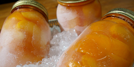 Frozen Peaches