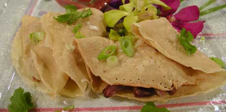 Green Onion Crepes