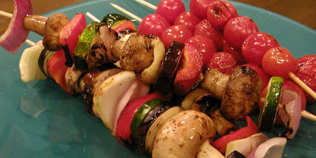 Grilled Vegetable Kebabs