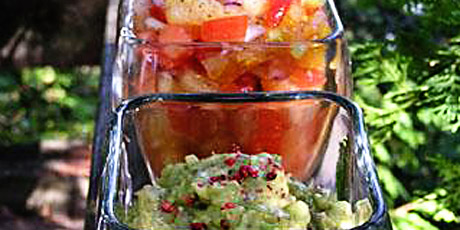 Guacamole &amp; Tomato Salsa