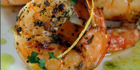 Herb and Garlic Grilled Shrimp
