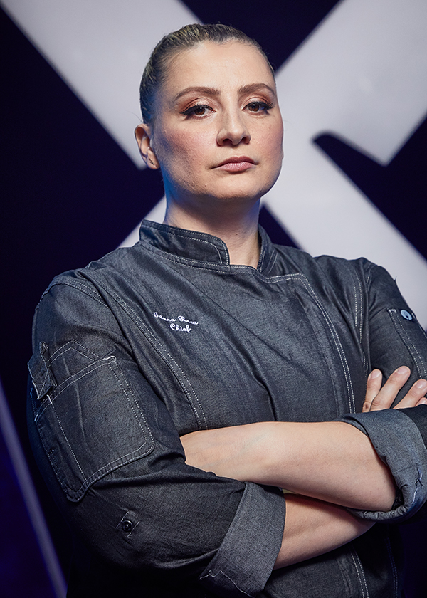 Ivana Raca competes on Iron Chef Canada