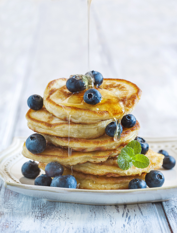 Pancakes with Blueberries