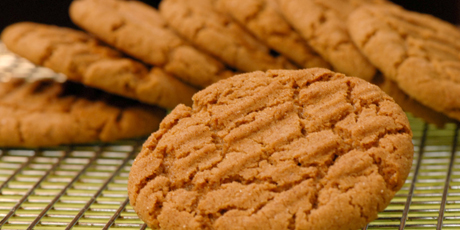 Peanut-BETTER Gingersnap Cookies