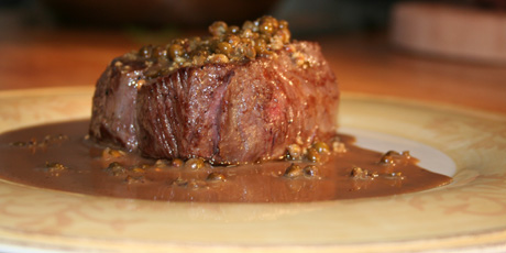 Steak au Poivre - Chez Grenier - French pepper steak