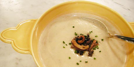Potato and Wild Mushroom Soup