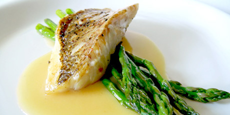 Red Snapper with Lemon Beurre Blanc &amp; Asparagus