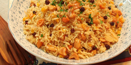 Rice, Quinoa &amp; Currant Pilaf