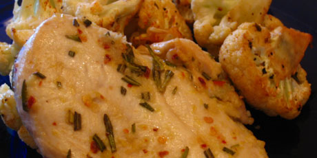 Roasted Chicken Breasts with Garlic &amp; Rosemary