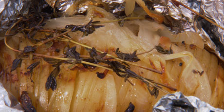 Roasted Garlic Onion Potatoes