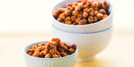 Roasted Sweet and Salty Chickpeas